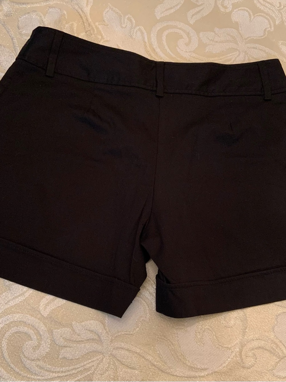 Courtenay Black Cuffed Tailored Shorts